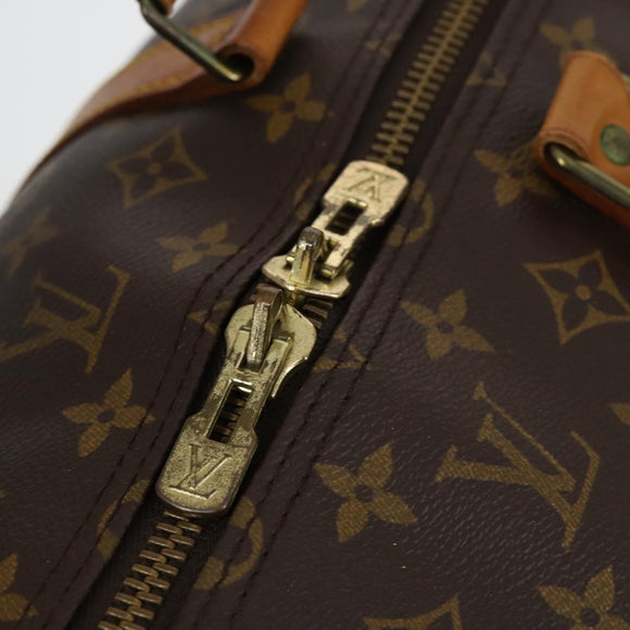 LOUIS VUITTON Monogram Keepall Bandouliere 60 Boston Bag M41412 LV Auth 146122