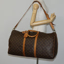 LOUIS VUITTON Monogram Keepall Bandouliere 60 Boston Bag M41412 LV Auth 146122-24