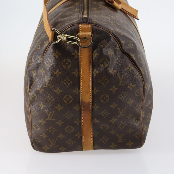 LOUIS VUITTON Monogram Keepall Bandouliere 60 Boston Bag M41412 LV Auth 146122