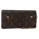 LOUIS VUITTON Monogram Portefeuille Acordion Long Wallet M58008 LV Auth 146124-1