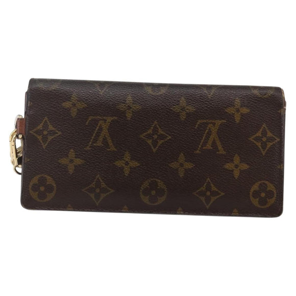 LOUIS VUITTON Monogram Portefeuille Acordion Long Wallet M58008 LV Auth 146124