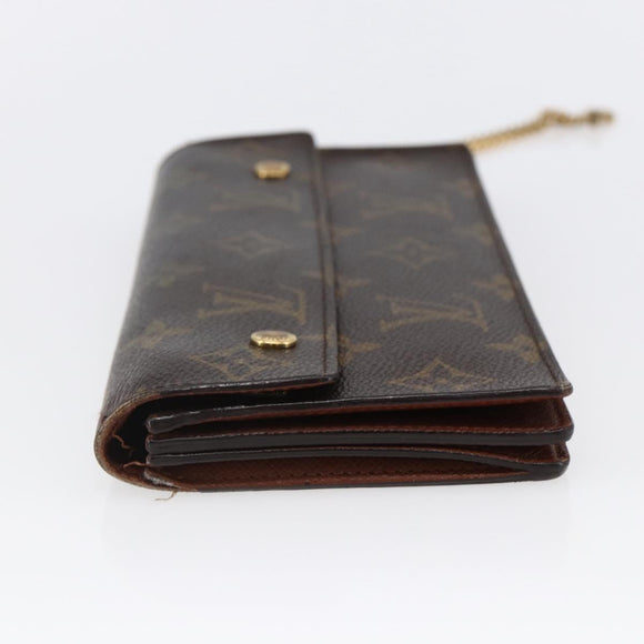 LOUIS VUITTON Monogram Portefeuille Acordion Long Wallet M58008 LV Auth 146124