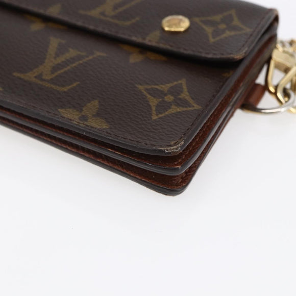 LOUIS VUITTON Monogram Portefeuille Acordion Long Wallet M58008 LV Auth 146124