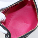 LOUIS VUITTON Multicolor Pochette Cosmetic Pouch Black M47355 LV Auth 146125-10
