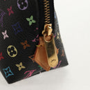 LOUIS VUITTON Monogram Multicolor Pochette Pouch Black M47355 LV Auth 146126V-8