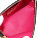 LOUIS VUITTON Monogram Multicolor Pochette Pouch Black M47355 LV Auth 146126V-10