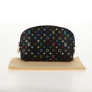 LOUIS VUITTON Monogram Multicolor Pochette Pouch Black M47355 LV Auth 146126V-12