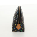 LOUIS VUITTON Monogram Multicolor Pochette Pouch Black M47355 LV Auth 146126V-3