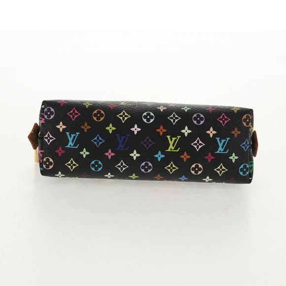 LOUIS VUITTON Monogram Multicolor Pochette Pouch Black M47355 LV Auth 146126V