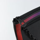 LOUIS VUITTON taiga rainbow Chain Pochette A4 Bag Black M30347 LV Auth 146128-10