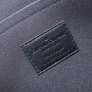 LOUIS VUITTON taiga rainbow Chain Pochette A4 Bag Black M30347 LV Auth 146128-17