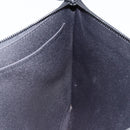 LOUIS VUITTON taiga rainbow Chain Pochette A4 Bag Black M30347 LV Auth 146128-18