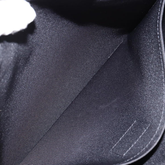 LOUIS VUITTON taiga rainbow Chain Pochette A4 Bag Black M30347 LV Auth 146128