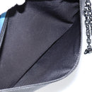 LOUIS VUITTON taiga rainbow Chain Pochette A4 Bag Black M30347 LV Auth 146128-21