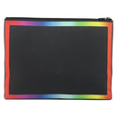 LOUIS VUITTON taiga rainbow Chain Pochette A4 Bag Black M30347 LV Auth 146128-2