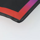 LOUIS VUITTON taiga rainbow Chain Pochette A4 Bag Black M30347 LV Auth 146128-14