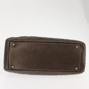 CHANEL Matelasse Chain Shoulder Bag Caviar Skin Brown CC Auth 146129-11