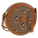 GUCCI Micro GG Supreme Disney Collaboration Bag PVC Beige 603938 Auth 146131M-1