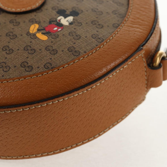 GUCCI Micro GG Supreme Disney Collaboration Bag PVC Beige 603938 Auth 146131M
