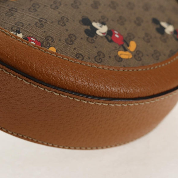GUCCI Micro GG Supreme Disney Collaboration Bag PVC Beige 603938 Auth 146131M