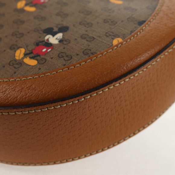 GUCCI Micro GG Supreme Disney Collaboration Bag PVC Beige 603938 Auth 146131M