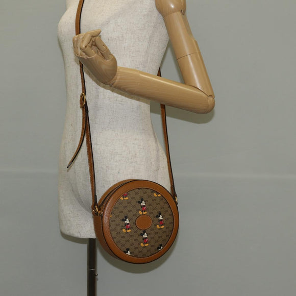 GUCCI Micro GG Supreme Disney Collaboration Bag PVC Beige 603938 Auth 146131M