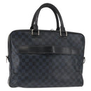 LOUIS VUITTON Damier Cobalt Porte Documents Business Bag N41347 LV Auth 146133-1