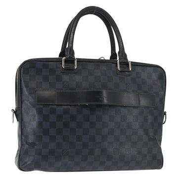LOUIS VUITTON Damier Cobalt Porte Documents Business Bag N41347 LV Auth 146133