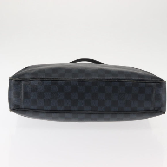 LOUIS VUITTON Damier Cobalt Porte Documents Business Bag N41347 LV Auth 146133