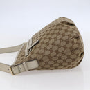 GUCCI GG Canvas Shoulder Bag outlet Beige Auth 146141-3