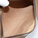 GUCCI GG Canvas Web Sherry Line Shoulder Bag PVC Leather Beige Red Auth 146142-17