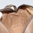 GUCCI GG Canvas Web Sherry Line Shoulder Bag PVC Leather Beige Red Auth 146142-18