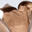 GUCCI GG Canvas Web Sherry Line Shoulder Bag PVC Leather Beige Red Auth 146142-19