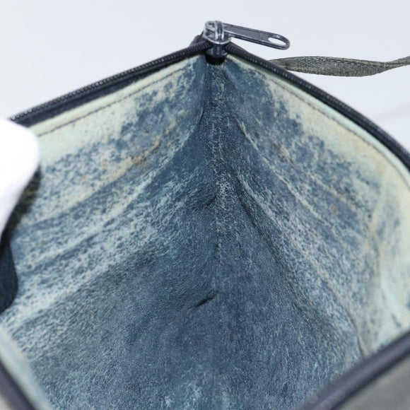 GUCCI GG Canvas Sherry Line Shoulder Bag PVC Leather Navy Red Auth 146144