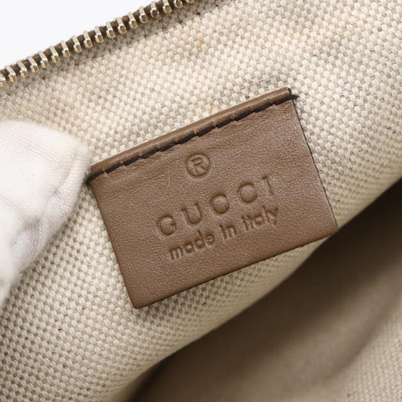 GUCCI GG Canvas Tote Bag Beige Auth 146146