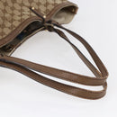 GUCCI GG Canvas Tote Bag Beige Auth 146146-7
