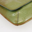 LOUIS VUITTON Monogram Vernis Thompson Street Bag Baby Blue M91009 Auth 146149-14