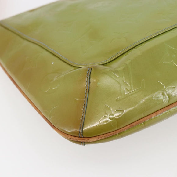 LOUIS VUITTON Monogram Vernis Thompson Street Bag Baby Blue M91009 Auth 146149