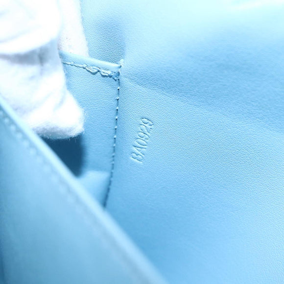 LOUIS VUITTON Monogram Vernis Thompson Street Bag Baby Blue M91009 Auth 146149