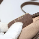 GUCCI GG Canvas Web Sherry Line Shoulder Bag PVC Leather Beige Red Auth 146150-21