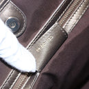 Christian Dior Canage Panarea Tote Bag Coated Canvas Bronze Gold Auth 146155-20