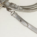 Miu Miu Hand Bag Leather 2way Champagne Gold Silver Auth 146159-9