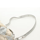 Miu Miu Hand Bag Leather 2way Champagne Gold Silver Auth 146159-16