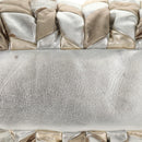 Miu Miu Hand Bag Leather 2way Champagne Gold Silver Auth 146159-17