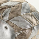 Miu Miu Hand Bag Leather 2way Champagne Gold Silver Auth 146159-19