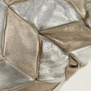 Miu Miu Hand Bag Leather 2way Champagne Gold Silver Auth 146159-10