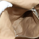 Miu Miu Hand Bag Leather 2way Champagne Gold Silver Auth 146159-27