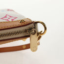 LOUIS VUITTON Multicolor Pochette Accessoires Pouch White M92649 LV Auth 146161A-21