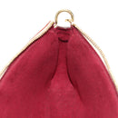 LOUIS VUITTON Multicolor Pochette Accessoires Pouch White M92649 LV Auth 146161A-24