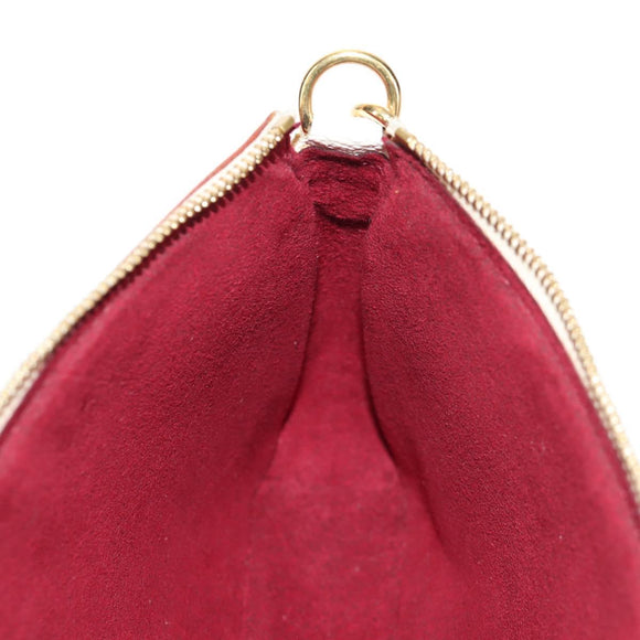 LOUIS VUITTON Multicolor Pochette Accessoires Pouch White M92649 LV Auth 146161A